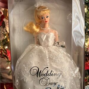 Barbie Bridal Doll in White Lace Gown